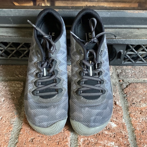 Merrell Women's Vapor Glove Barefoot Running Shoes Black/Silver EUC! SZ 7.5 38 - Picture 3 of 6